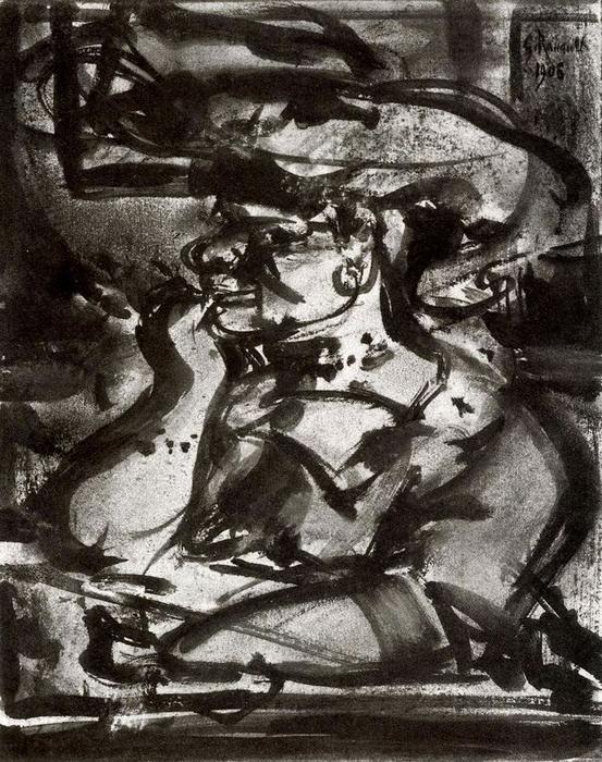 Woman At A Table — Жорж Руо