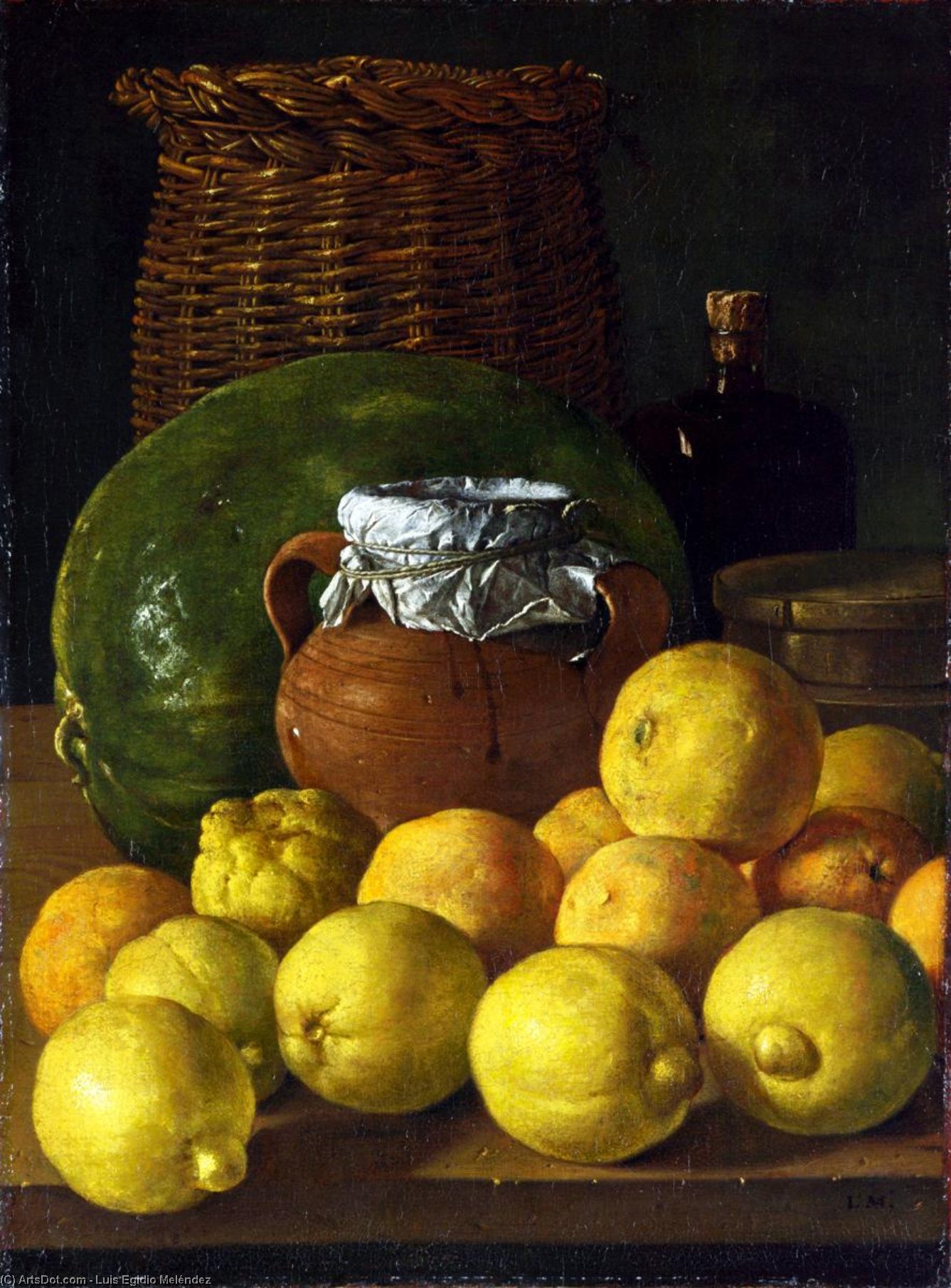 Still Life With Lemons And Oranges — Luis Egidio Meléndez