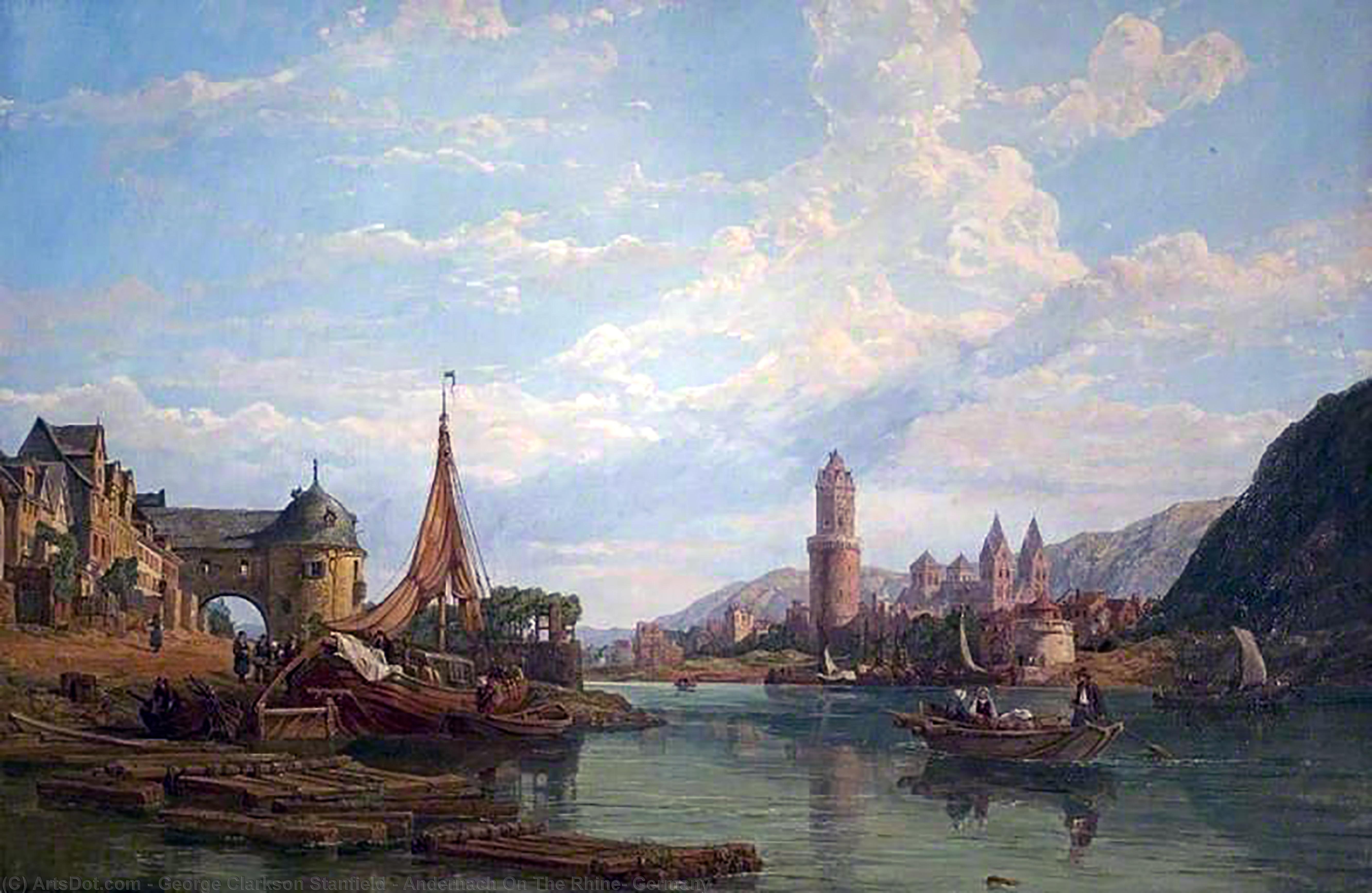 Andernach On The Rhine, Germany — George Clarkson Stanfield