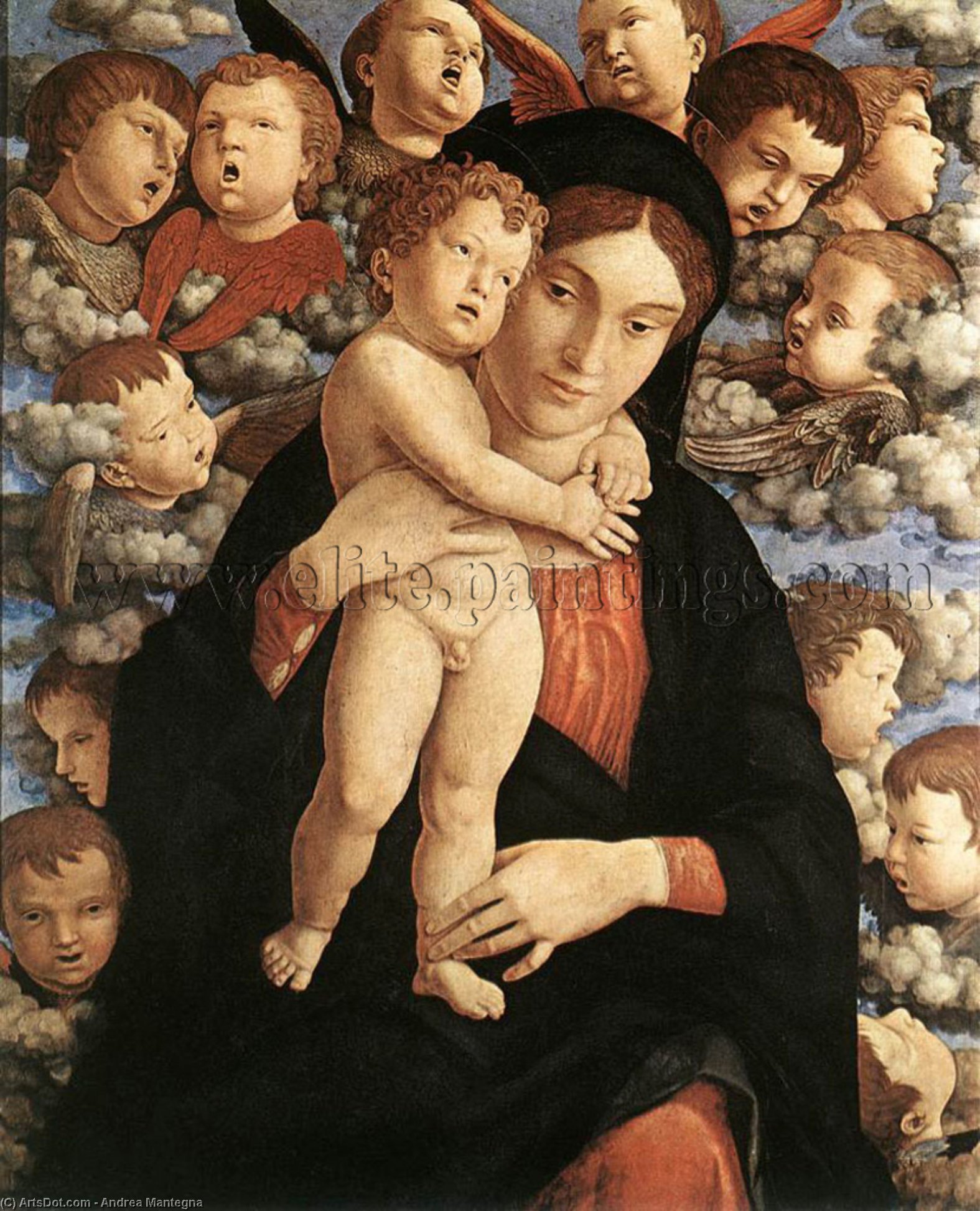 The Madonna Of The Cherubim — Andrea Mantegna
