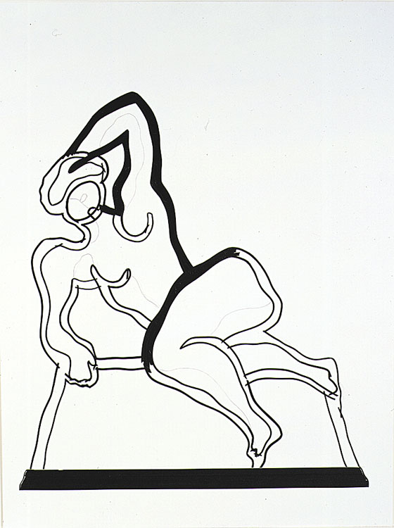 Collage For Reclining Nude I, Aurora — Roy Lichtenstein