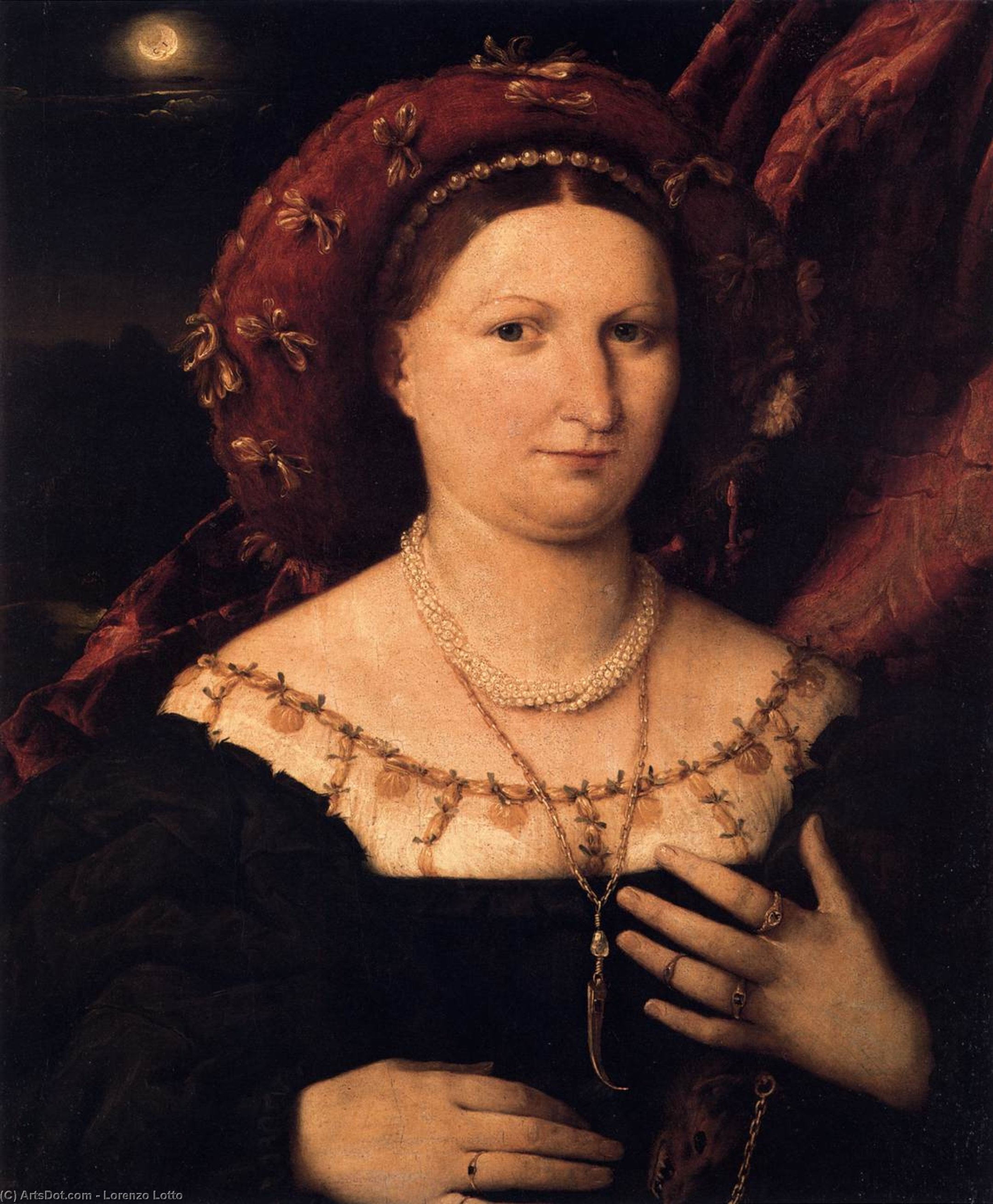 Portrait Of Lucina Brembati — Лоренцо Лото