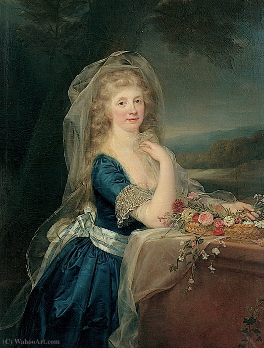 Portrait Of Anna Pieri Brignole Sale — Anton Von Maron