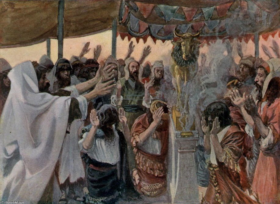 The Golden Calf, As In Exodus — Jacques Joseph Tissot