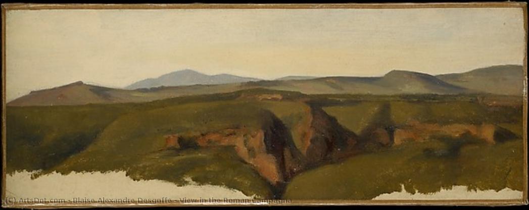 View In The Roman Campagna — Blaise Alexandre Desgoffe