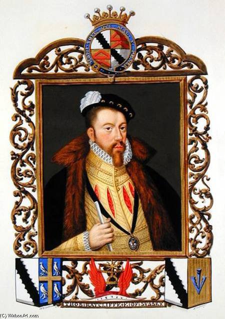 Portrait Of Thomas Radcliffe 3rd Earl Of Sussex From 'memoirs Of The Court Of Queen — Sarah Countess Of Essex