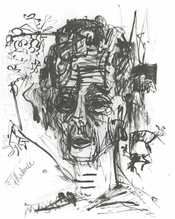 Self-portrait Under The Influence Of Morphium — Ernst Ludwig Kirchner