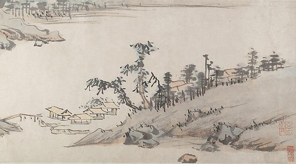 River Landscape — Chen Chun
