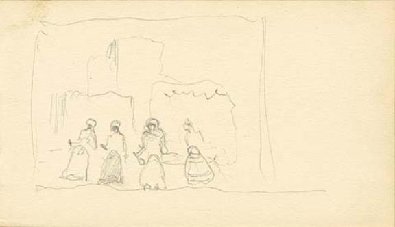 Cursory Sketch With Native Indians — Nicholas Roerich
