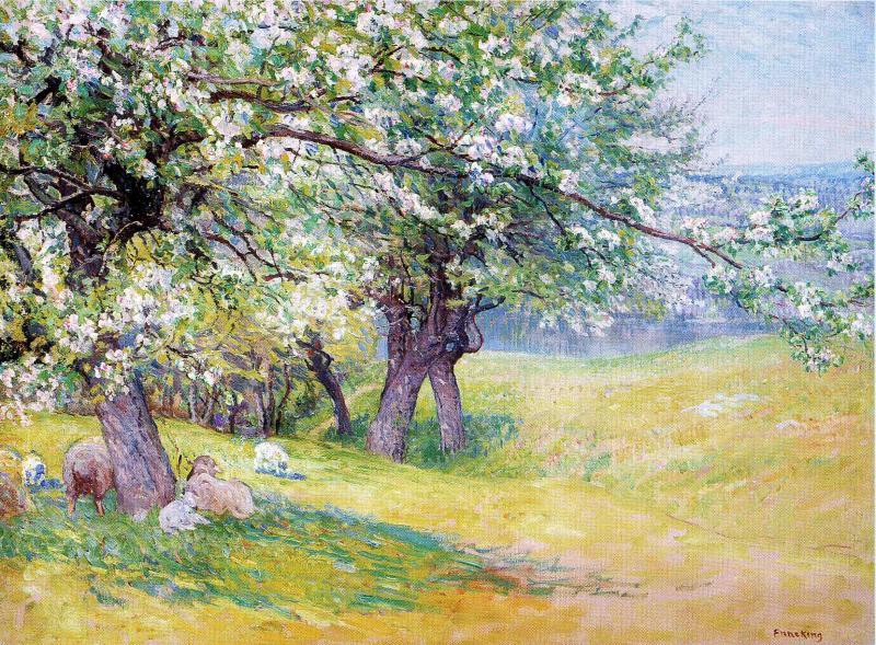 Sheep Under The Apple Blossoms — Джон Джозеф Эннекинг
