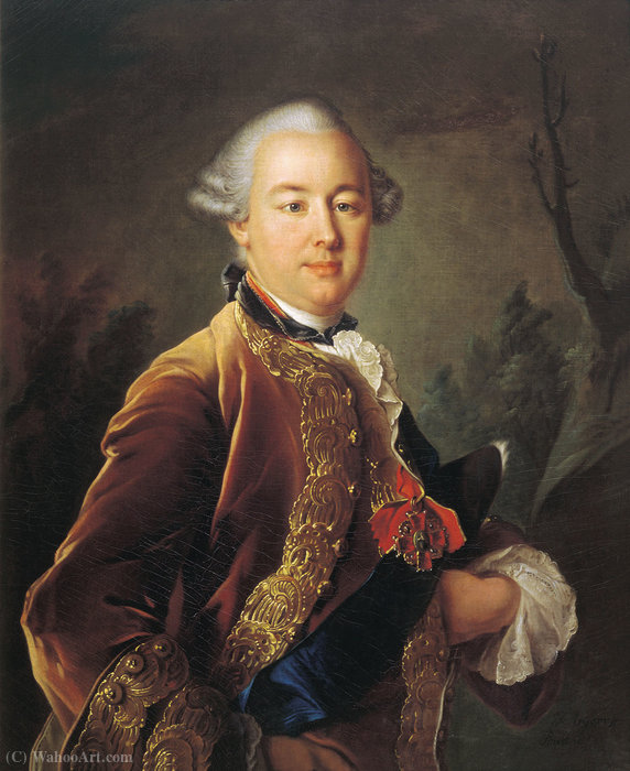 Portrait Of Petr Sheremetev — Ivan Petrovich Argunov