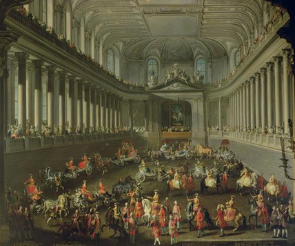 A Cavalcade In The Winter Riding School Of The — Martin Ii Mytens