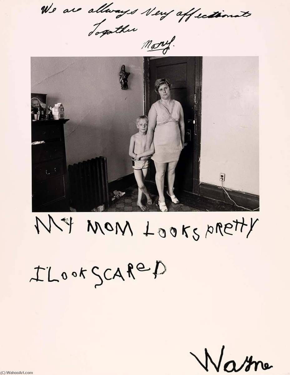 Untitled We Are Allways Very Affectionate Together Mary. My Mom Looks Pretty I Look Scared Wayne, From The Series Rich And Poor — Jim Goldberg