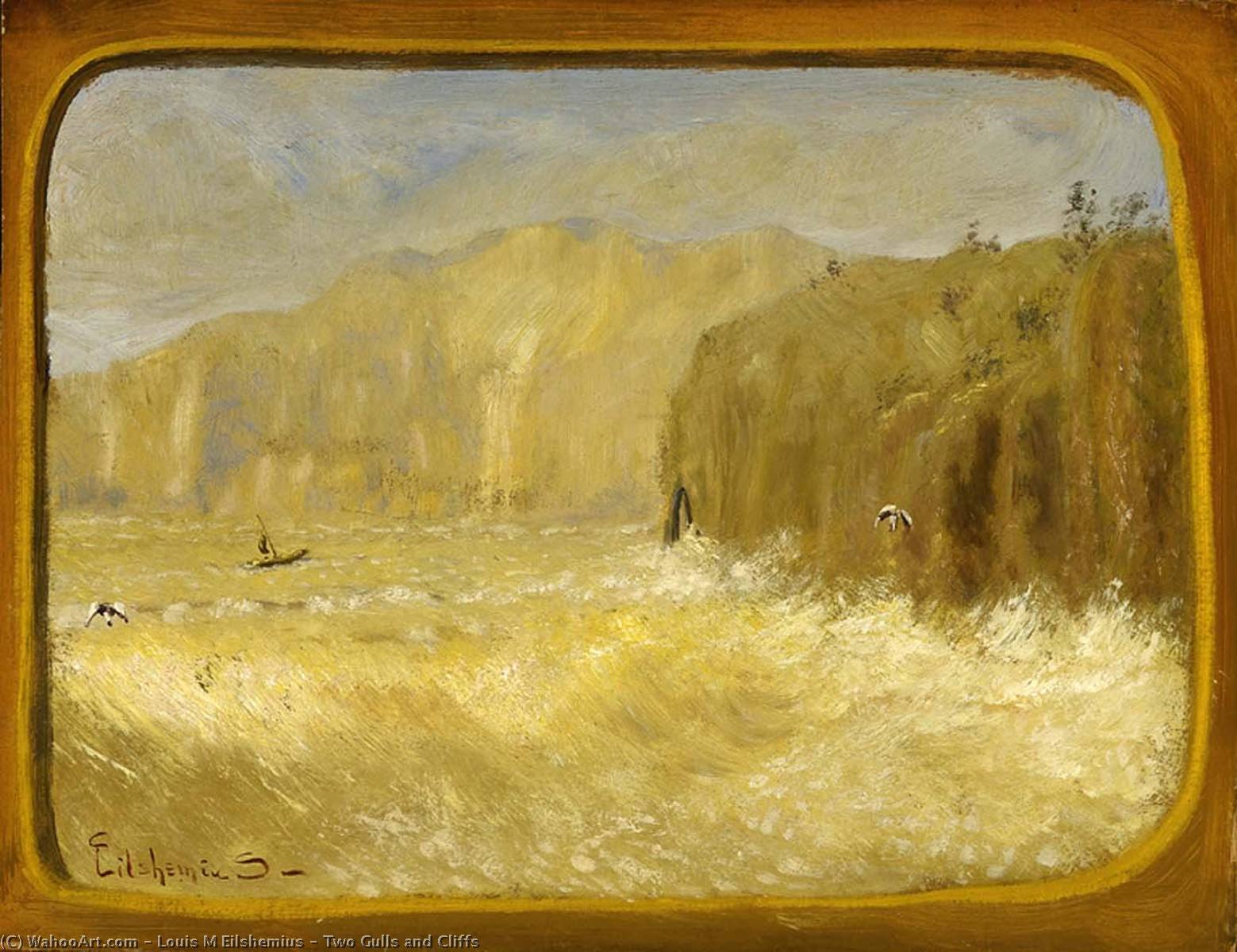 Two Gulls And Cliffs — Lui Mišel Ajlshemijus