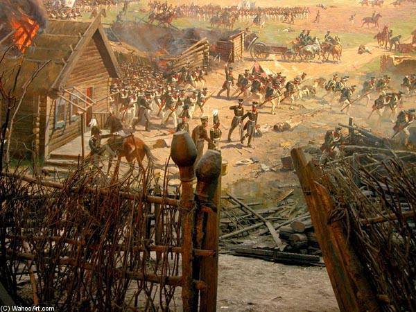 Fragment Of Panorama Of Moscow Battle — François Flameng