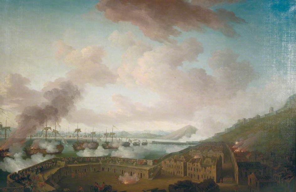The Defence Of Gibraltar Against The French And Spanish On The Afternoon Of 13 September 1782 — Richard Paton