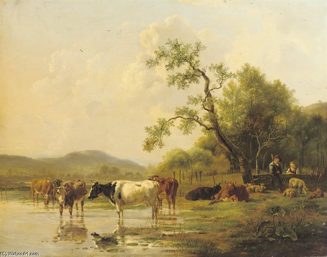 Minding The Herd — Pieter Gerardus Van Os