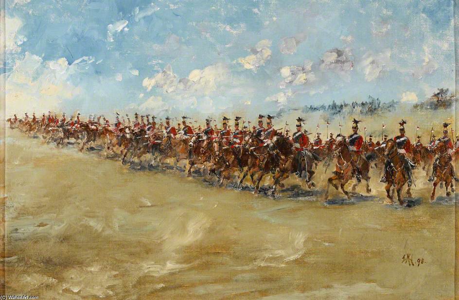 16th Lancers, Advancing At A Gallop — Edward Matthew Hale