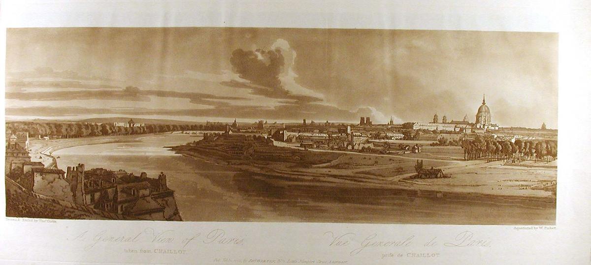 A General View Of Paris Taken From Chaillot — Thomas Girtin