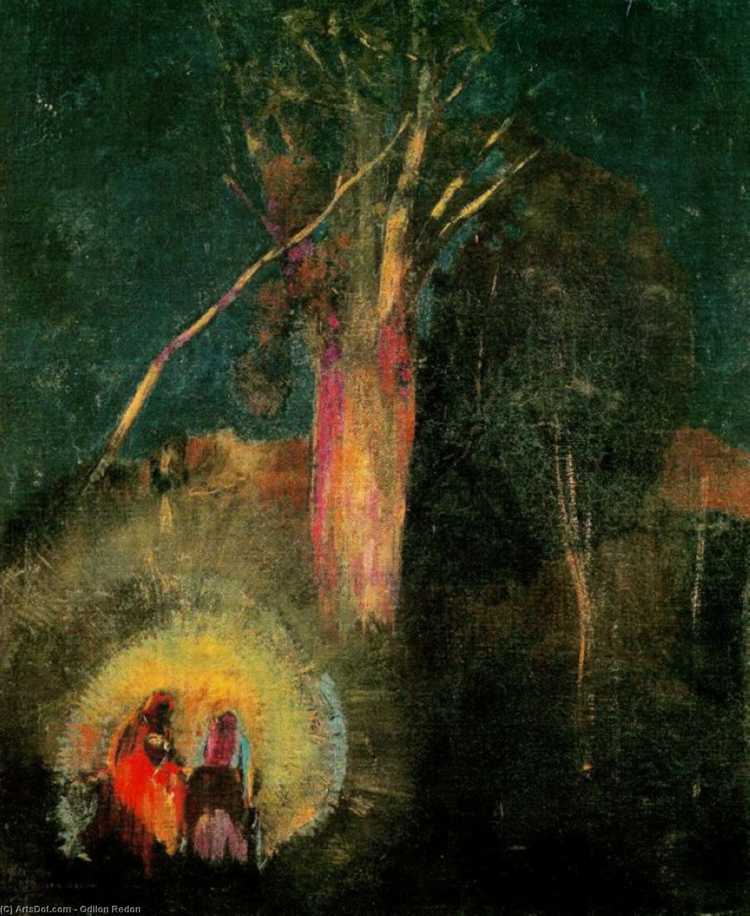 Flight Into Egypt — Одилон Редон