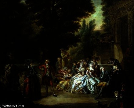 The Minuet Under The Oak Tree — François Louis Joseph Watteau (watteau De Lille)