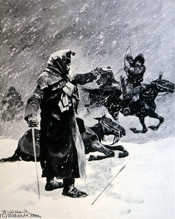 Turkic-bashkir Cossack — Richard Caton Woodville