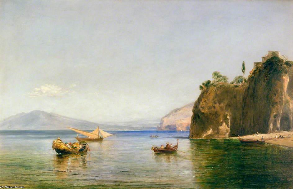 The Caves Of Ulysses At Sorrento, Naples — William Collins
