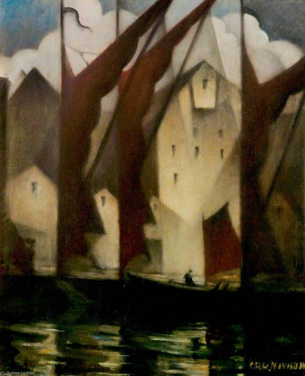 Thameside — Кристофер Ричард Wynne Nevinson