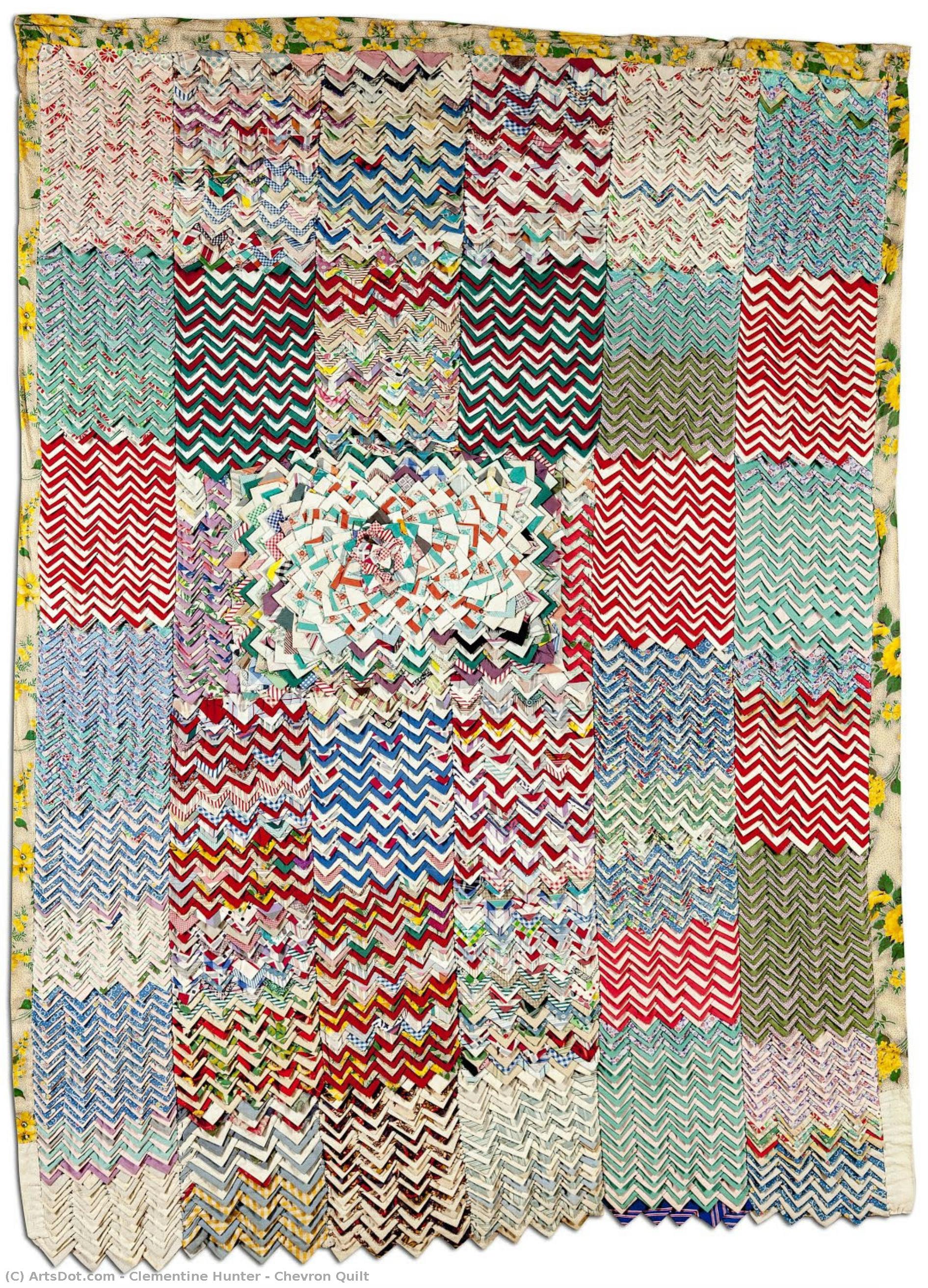 Chevron Quilt — Clementine Hunter
