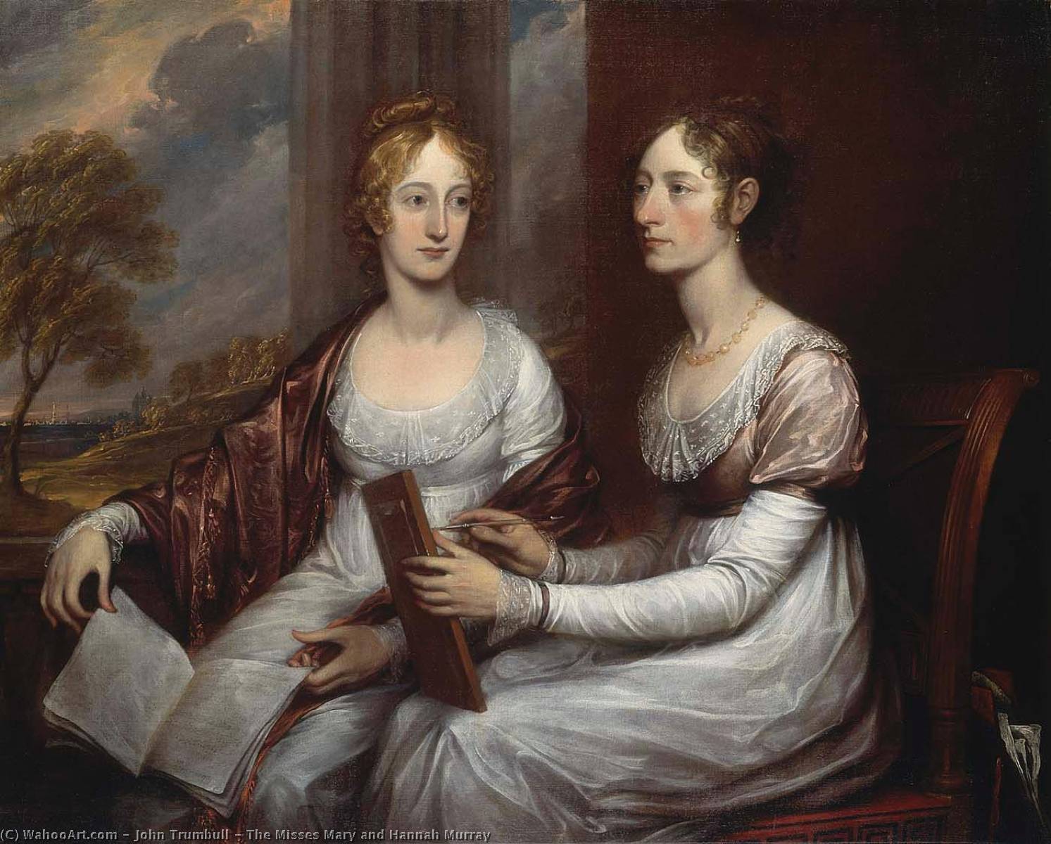 The Misses Mary And Hannah Murray — John Trumbull