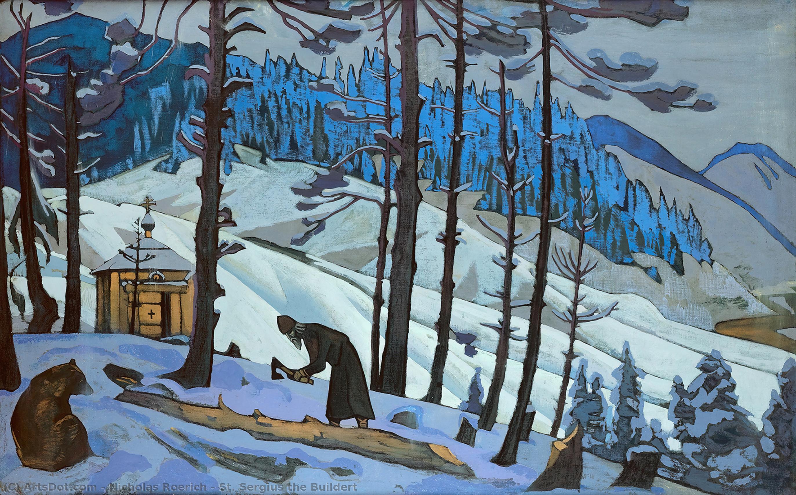 St. Sergius The Buildert — Nicholas Roerich