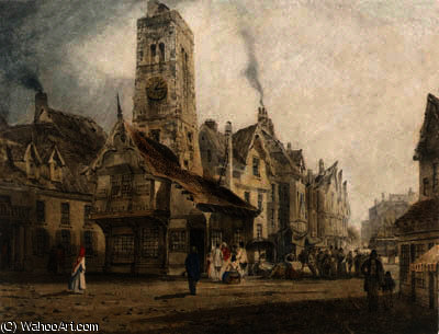 View Of A Market Square — Томас Шоттер Бойз