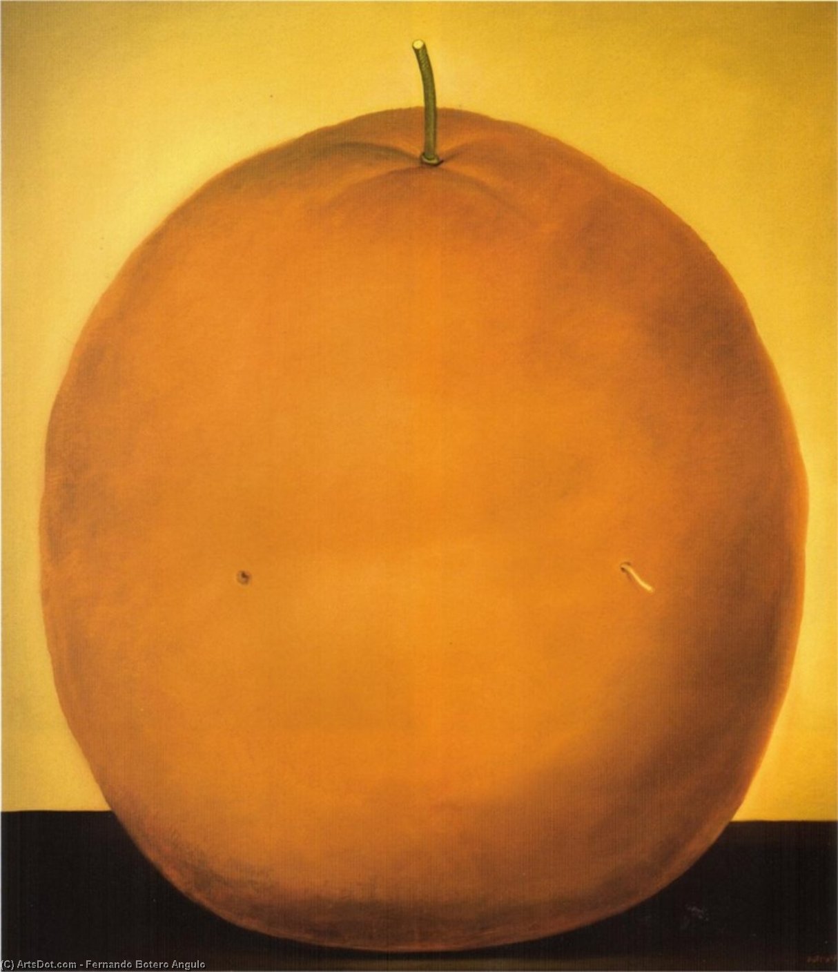 Orange — Fernando Botero