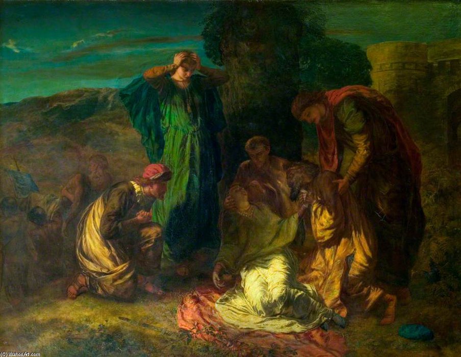 The Death Of Cordelia — Paul Falconer Poole