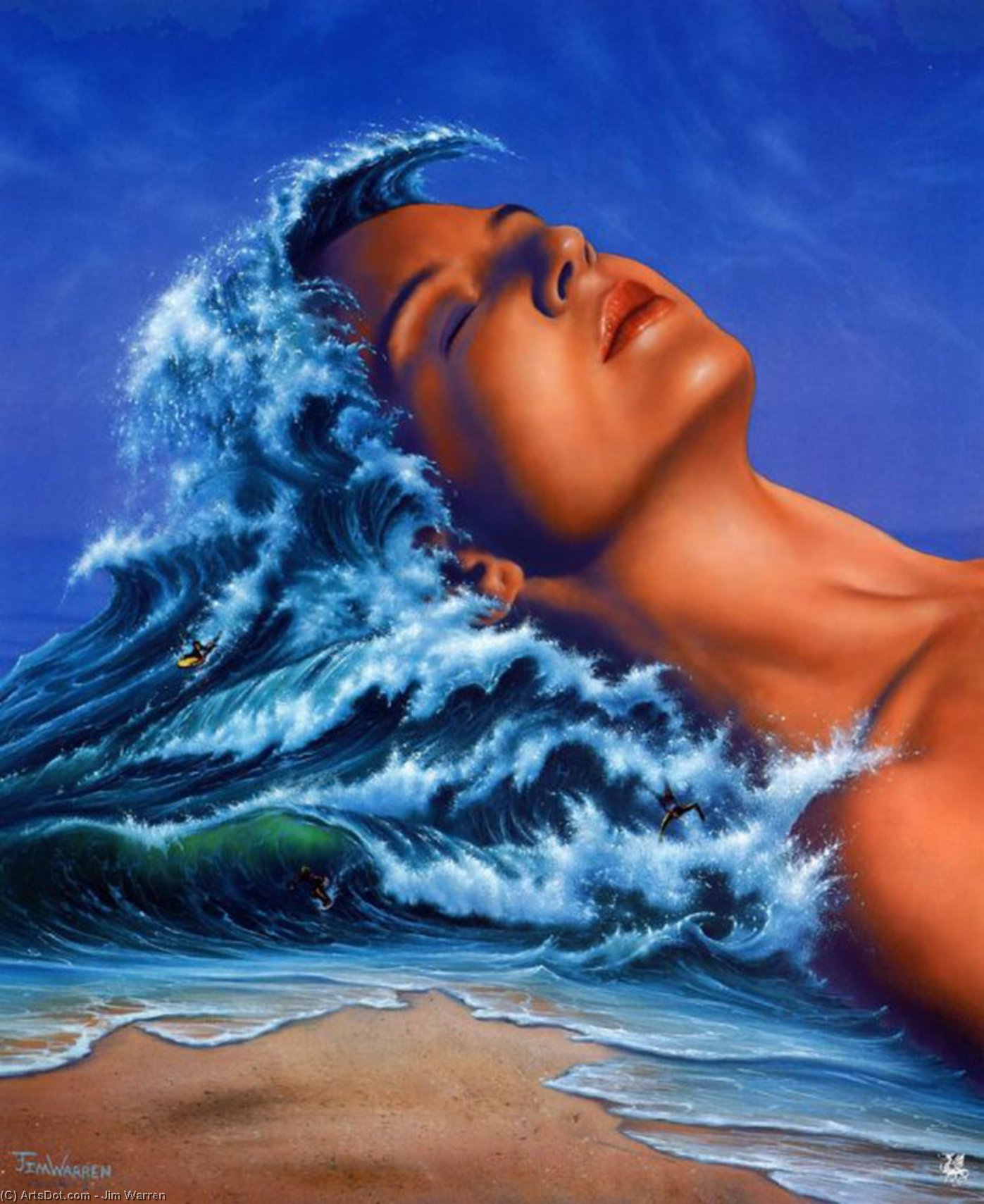 Girl With Wavy Hair — Jim Warren