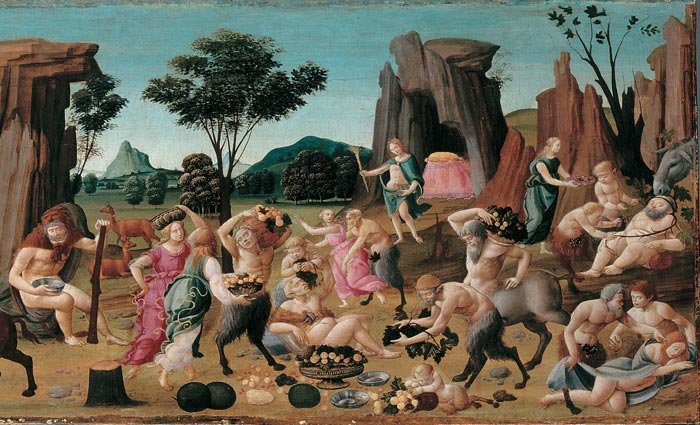 The Wedding Of Thetis And Peleus, Parents Of Achilles — Alunno Di Domenico (bartolomeo Di Giovanni)