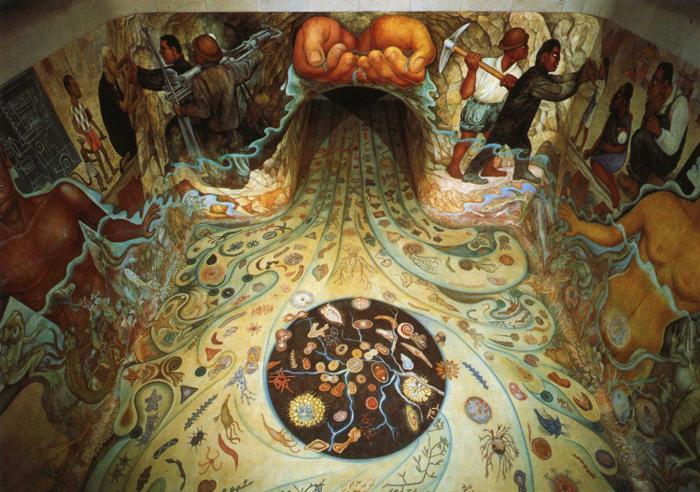 The Hands Of Nature Offering Water — Diego Rivera