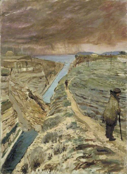 The Bridge Over The Corinth Canal Demolished By The Germans — Carel Victor Morlais Weight