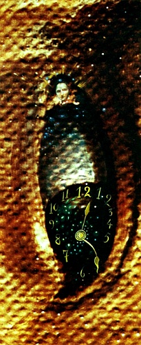 Macrophotographic Self-portrait With The Appearance Of Gala (detail), 1962 — Salvador Dalí