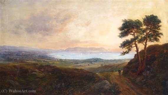 A Landscape View, Possibly Dublin Bay — Edward H. Niemann