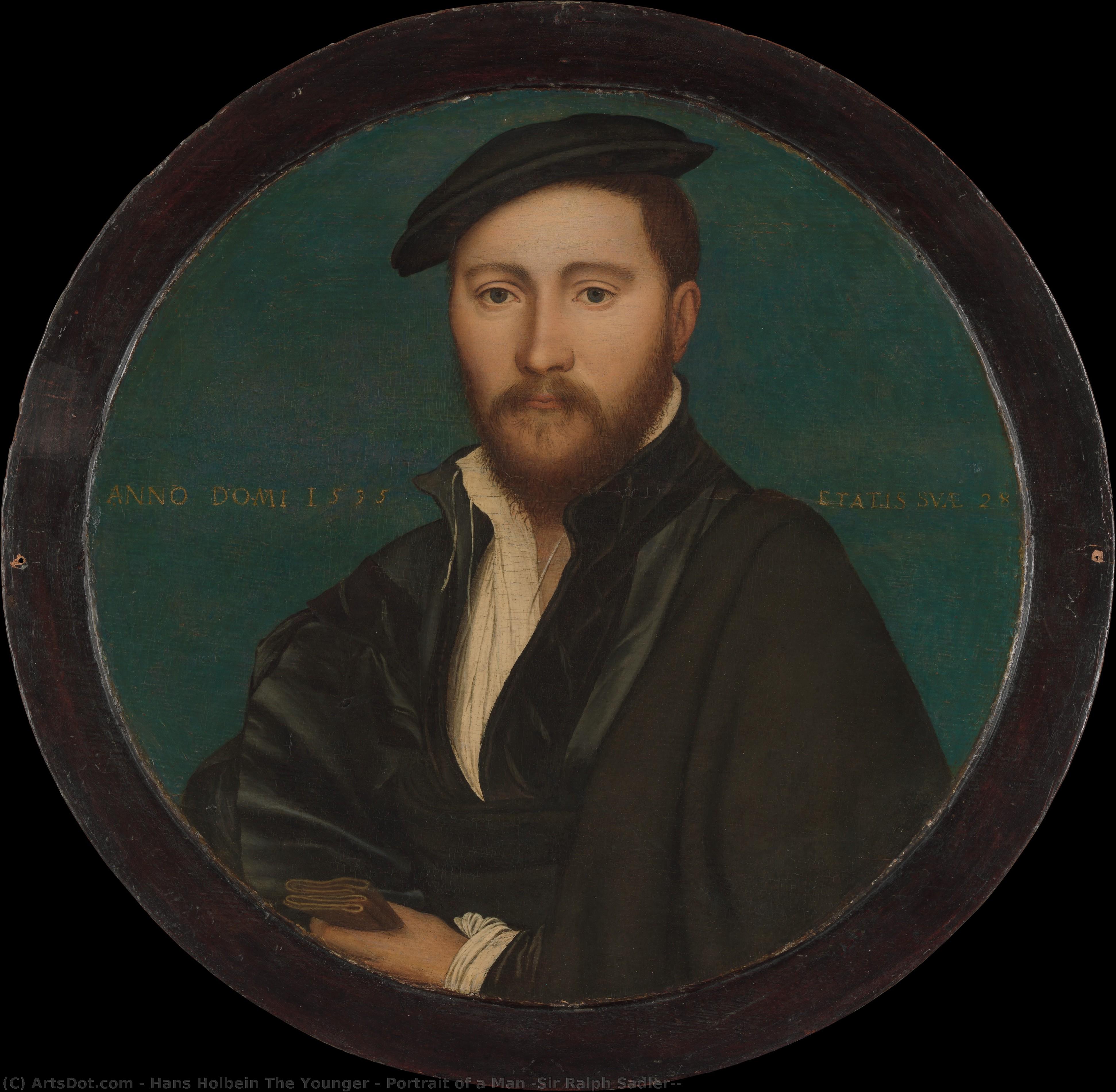 Retrato De Un Hombre (¿ralph Sadler?) — Hans Holbein El Joven