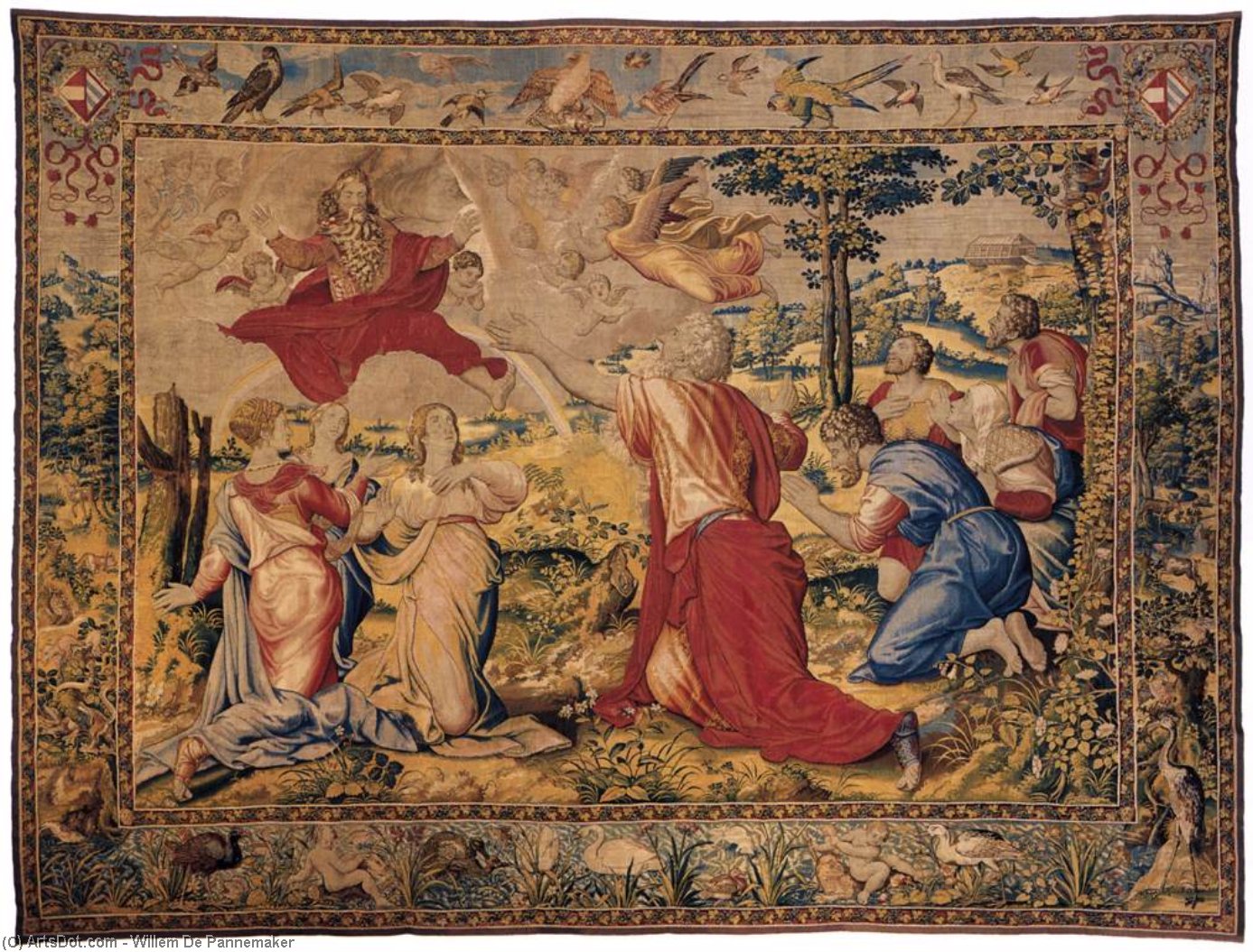 God The Father Establishing His Covenant With Noah — Willem De Pannemaker