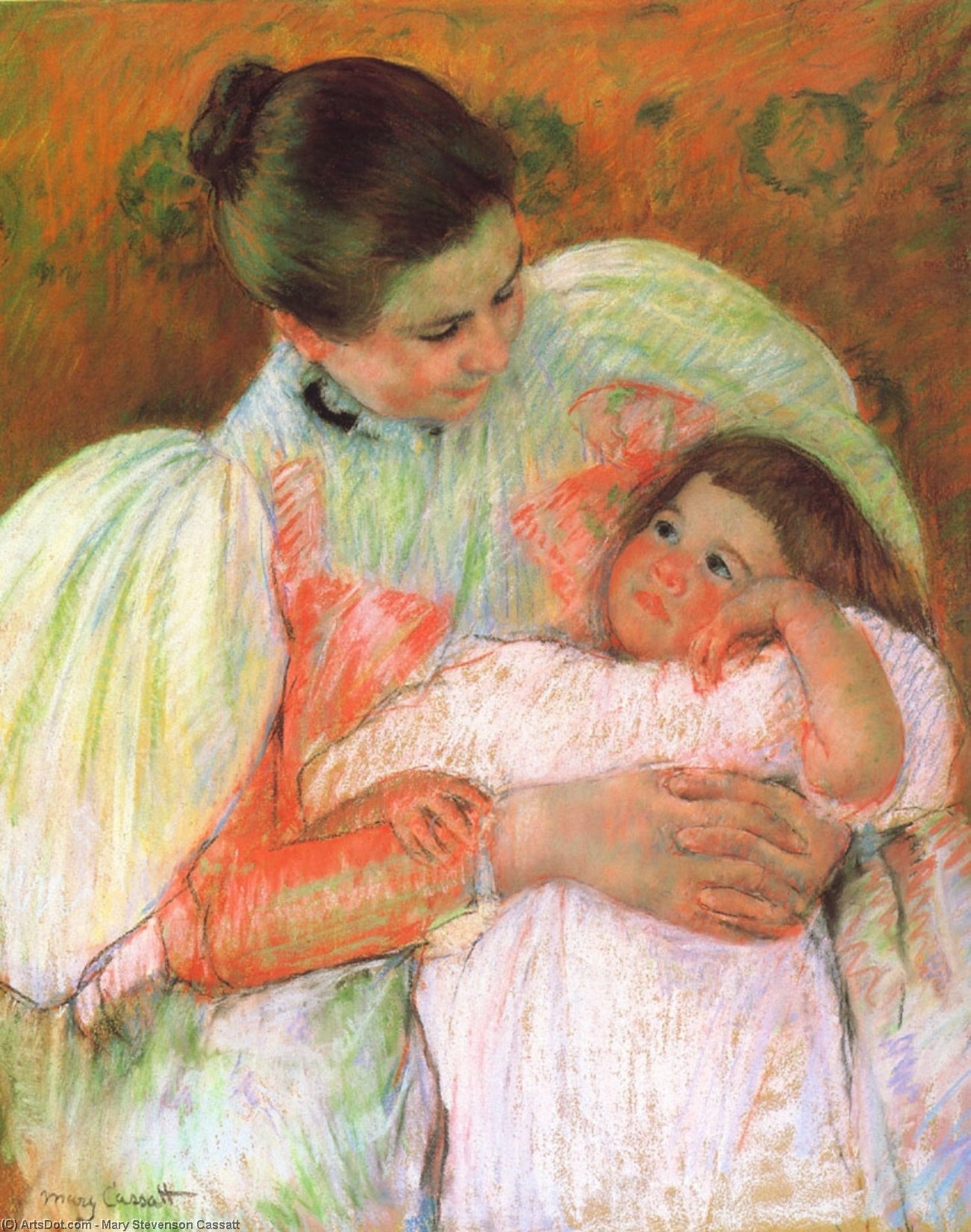Nurse And Child — Mary Stevenson Cassatt
