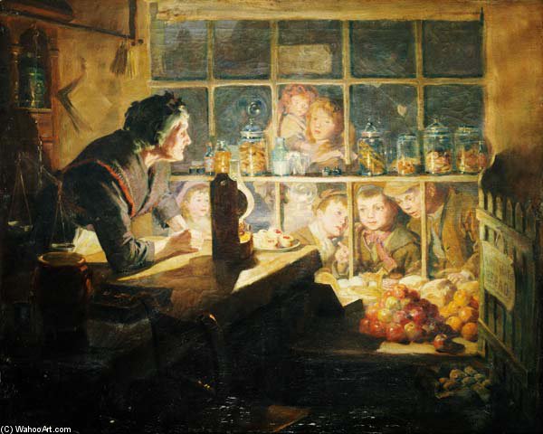 The Village Sweet Shop — Ralph Hedley