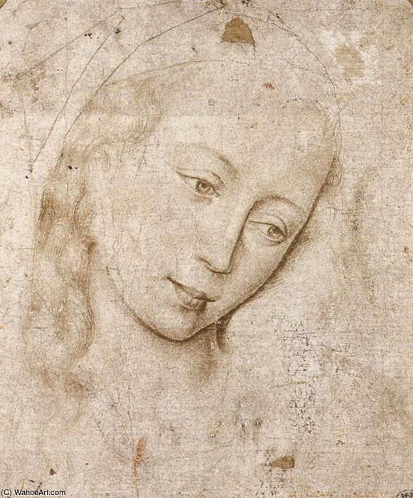 Head Of The Madonna — Goswijn Van Der Weyden