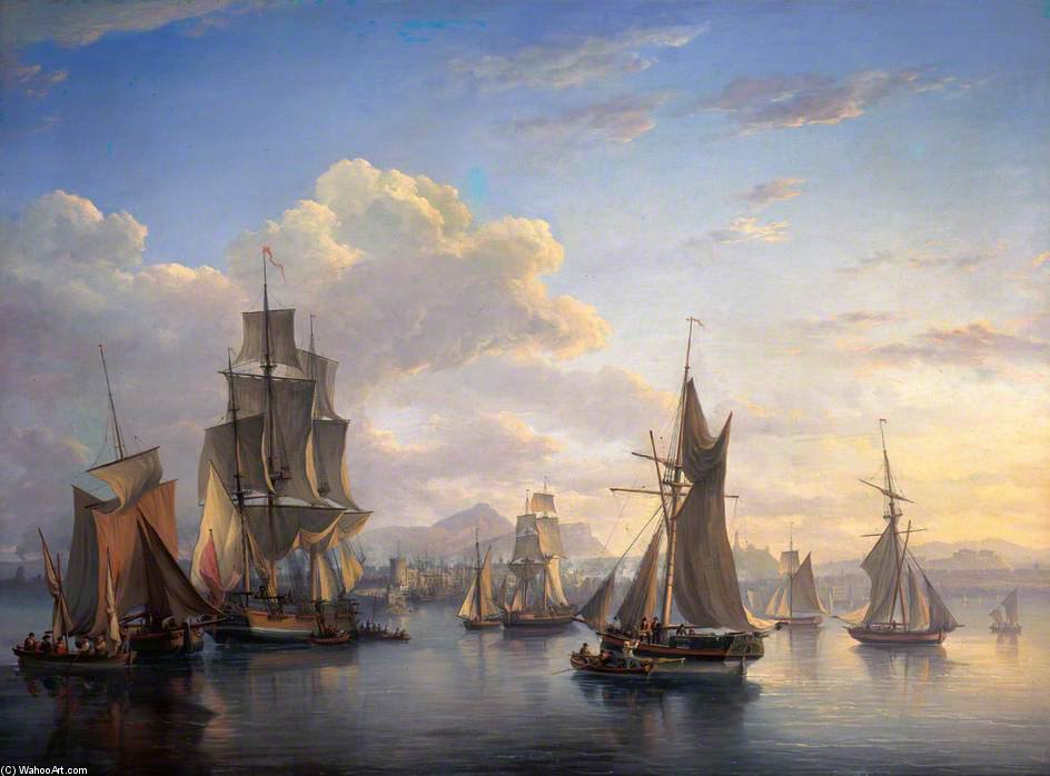 The Port Of Leith — Alexander Nasmyth