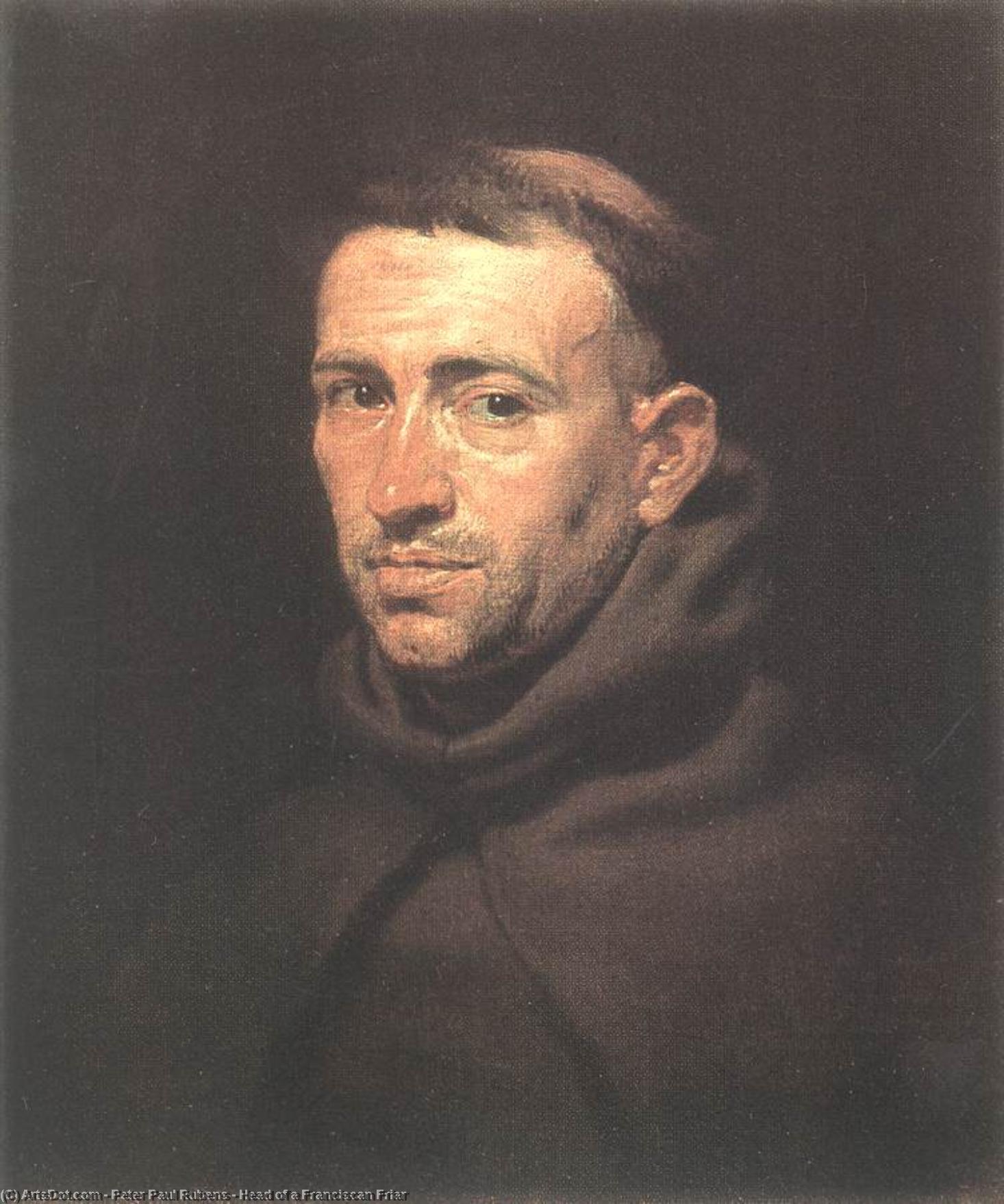 Head Of A Franciscan Friar — Peter Paul Rubens