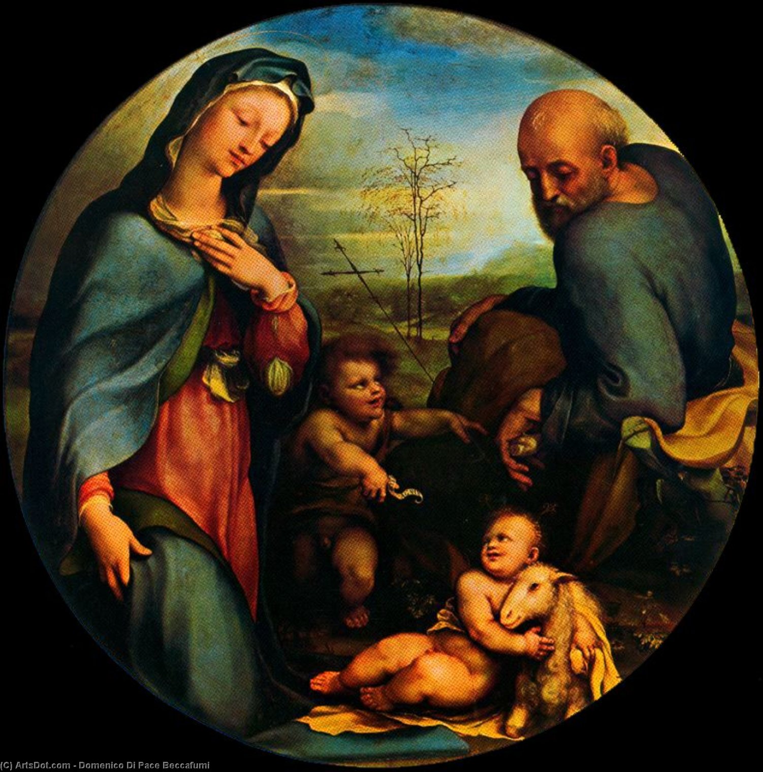Holy Family With St. John — Domenico Di Pace Beccafumi