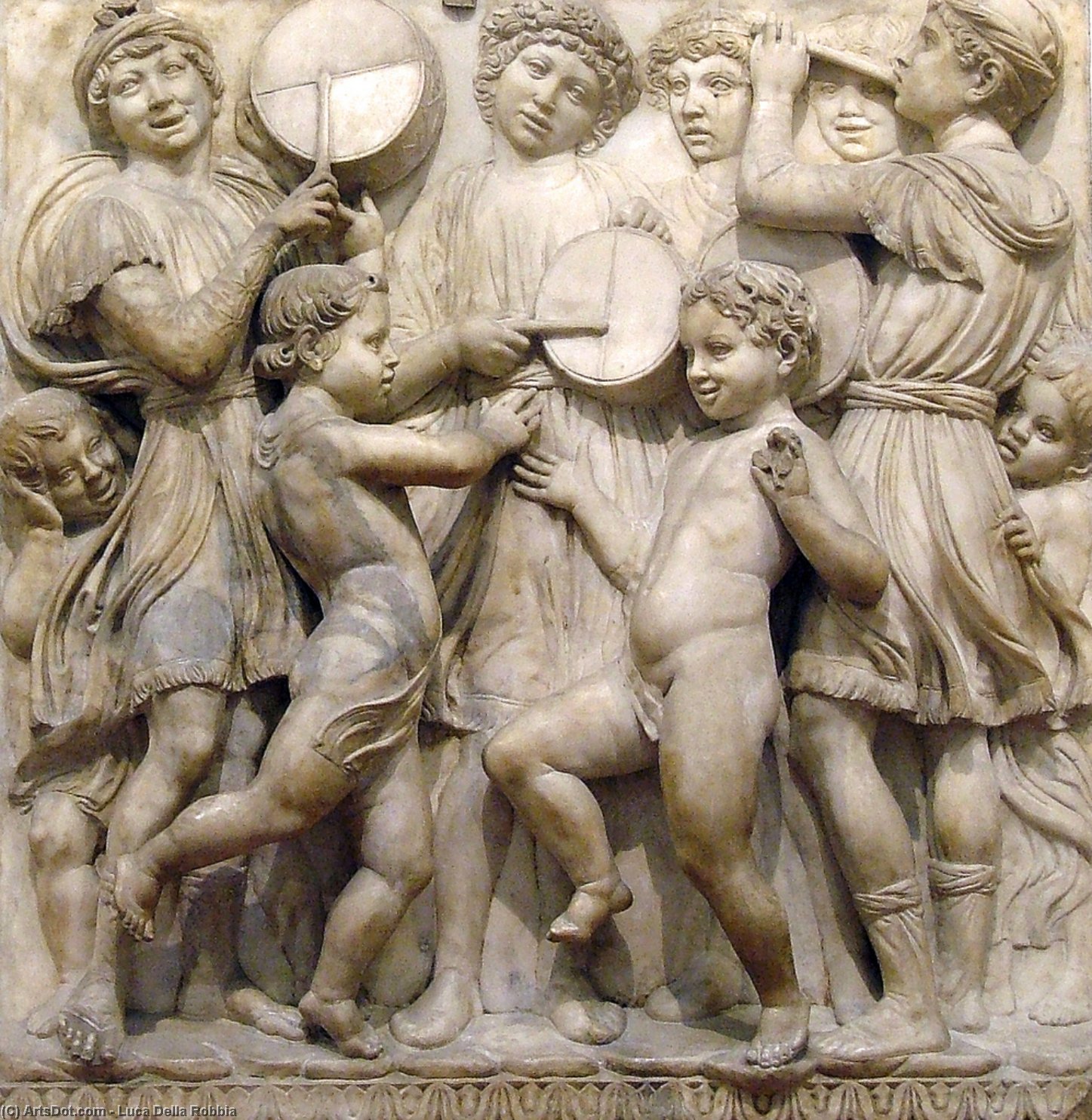 Cantoria: Fourth Top Relief — ルカ・デッラ・ロッビア