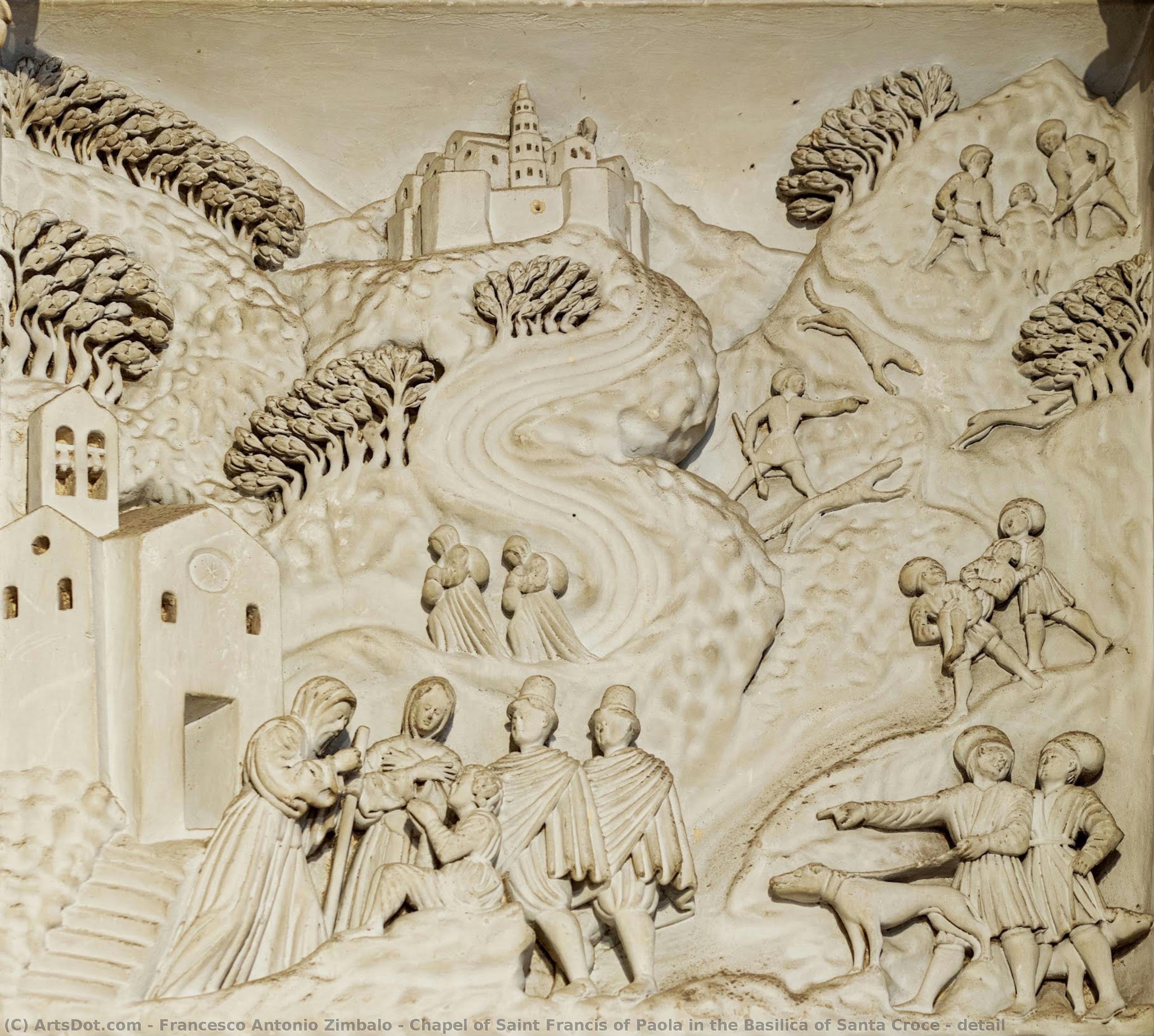 Chapel Of Saint Francis Of Paola In The Basilica Of Santa Croce - Detail — Francesco Antonio Zimbalo